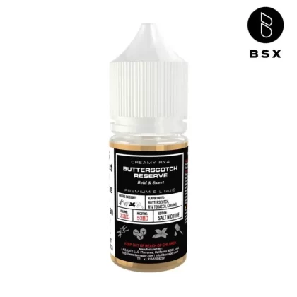 Glas BSX Salt Butterscotch Reserve eJuice - Vape Product; Vape Product, Vape Product (265B3D)