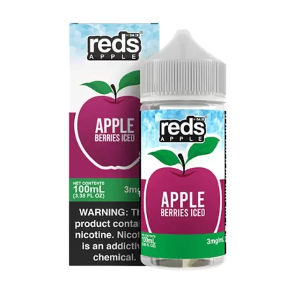 Reds Apple Berries Iced 100ml - Vape Product, Vape Product