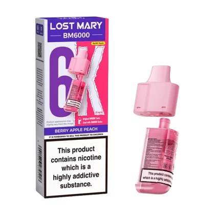 Berry Apple Peach Lost Mary BM6000 Refill Pack - Vape Product