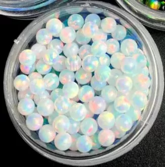 Ruby Pearl Co – Opal Pearls-White : 6mm - Vape Store