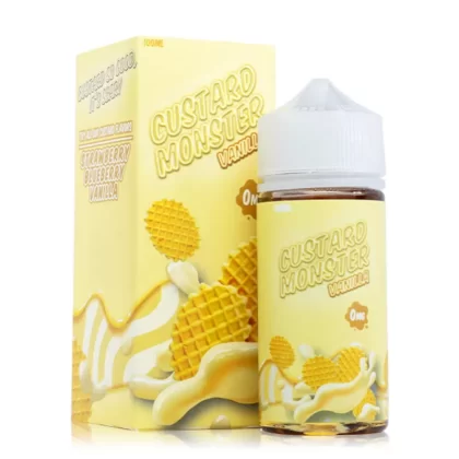 Jam Monster Custard Vanilla Vape e-Liquid 100mL - Beyondvape
