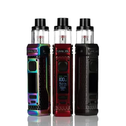 SMOK RPM 100 100W Pod Mod Kit - External Battery - Matte Red