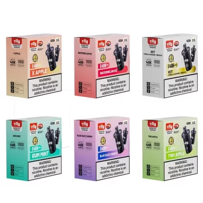 VFLY Super DTL 40K Disposable Vape Pod(18ml, 0.6%) (2pcs/pack)