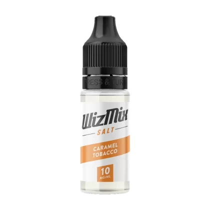 Wizmix Salt Caramel Tobacco - 10ml - 20mg - Vape Product (4449E3)