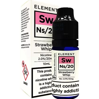 Element Salt NS20 Strawberry Whip Nic Salt E-Liquid - 20mg