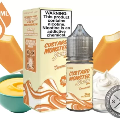 Creamsicle Swirl Custard Monster Salt 30ml