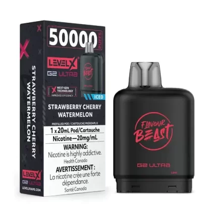 Level X Flavour Beast G2 Ultra – Strawberry Cherry Watermelon Iced