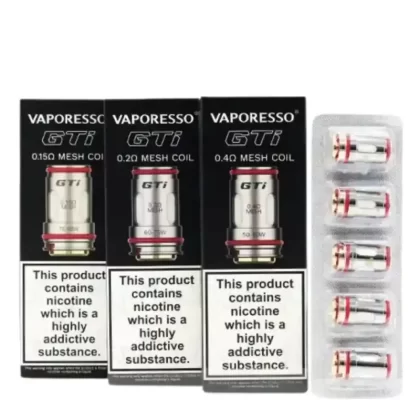 Vaporesso GTi Résistance de Rechange - 0.15 Ohm DTL, 0.2 Ohm DTL