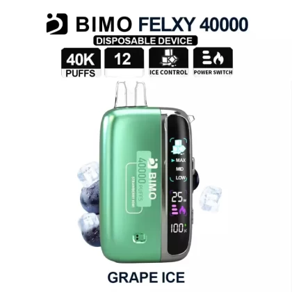 BIMO Felxy 40000 Kit – Grape Ice - Ozvapeone (14DC7E)