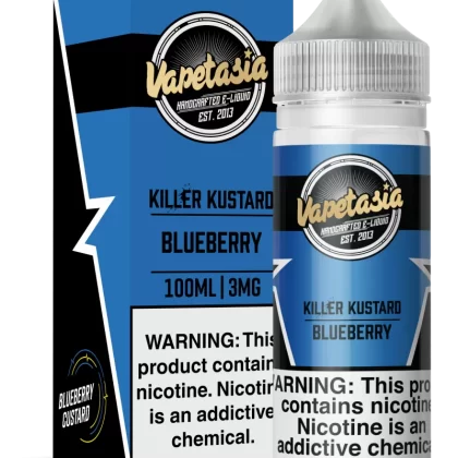 Vapetasia - Killer Kustard Blueberry - 100ML E-Liquid - 3MG
