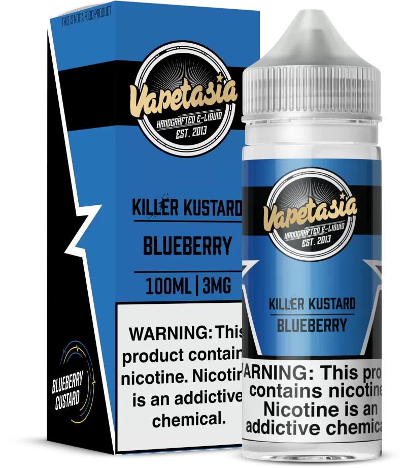 Vapetasia - Killer Kustard Blueberry - 100ML E-Liquid - 3MG