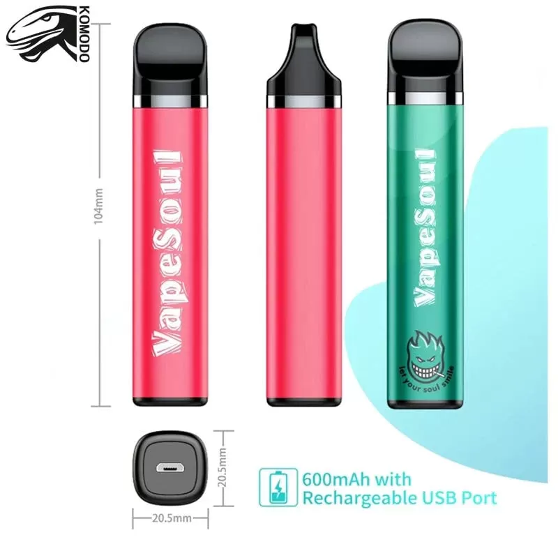 VapeSoul Smile II Peach Ice (1500 Puffs) - Image 3