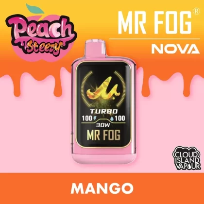 MR FOG NOVA 36K Disposable Vape – Peach Steezy Mango