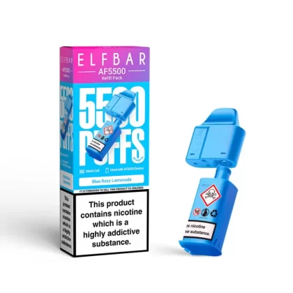 Elf Bar AF5500 Prefilled Pods - Strawberry Raspberry Cherry Ice