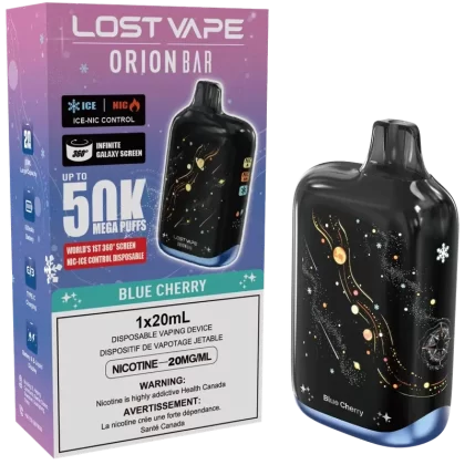 Lost Vape Orion Bar 50K Disposable Vape – Blue Cherry