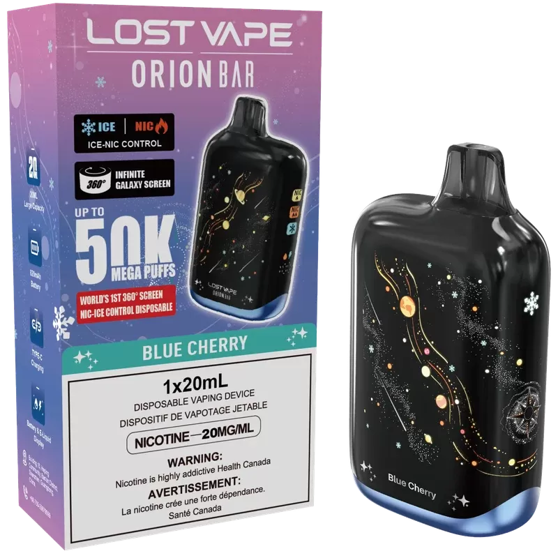 Lost Vape Orion Bar 50K Disposable Vape – Blue Cherry