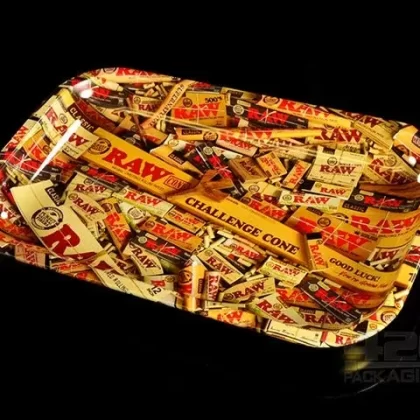 RAW Small Metal Mixed Rolling Tray - Vape Store