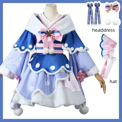 Teal Twin Tails Winter Miku Snowsuit Cosplay Costume - 2023 Snow Festival Outfit