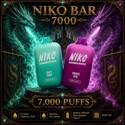 NIKO Bar 7000 - Mint (WHT Series)