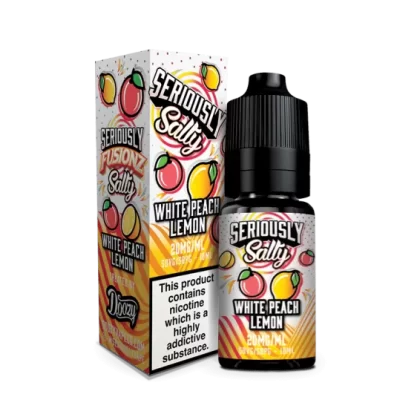 White Peach Lemon Seriously Salty – Doozy Nic Salts e Liquid 10ml – TPD - Vapestorm Co