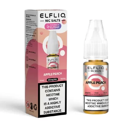 Apple Peach Elfliq Nic Salt E-Liquid by Elf Bar