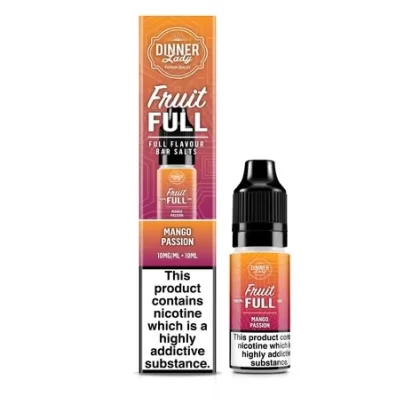 Dinner Lady – FruitFull – 20MG – 10ML - Fresh Mint, Ultimate Strawberry (79B8F6)