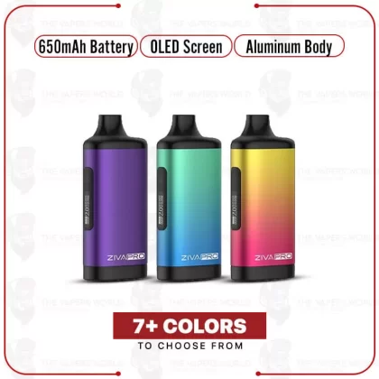 Yocan Ziva Pro Smart Portable Rechargeable 510 Mod - Black, Gray (145315)
