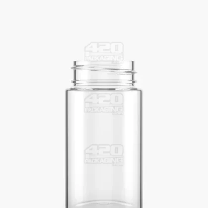 Wide Mouth Straight Sided Clear Plastic PCR Jars for Pre-Rolls | 38mm – 2oz – 180 Count