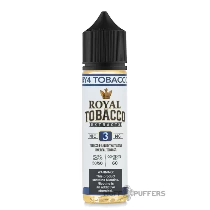 Royal Tobacco Extracts – RY4 Tobacco 60mL - Vape Product, Vape Product