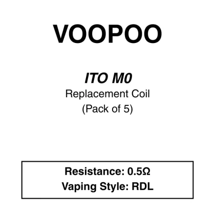 Voopoo – ITO Coil – Pack of 5 - Vapeys Co Nz