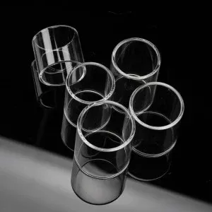 5PSC Replacement Straight Glass Tube For Aqua Tank Reboot RTA Master