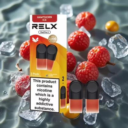 RELX Pod Pro 2 1.8% Nicotine 600 Puffs 1.9ml Hawthorn Ice Vape Pods 3 Voltage Modes - Bangvapeaustralia