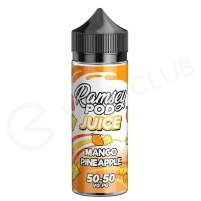 Mango Pineapple Shortfill E-Liquid by Ramsey Pod 100ml