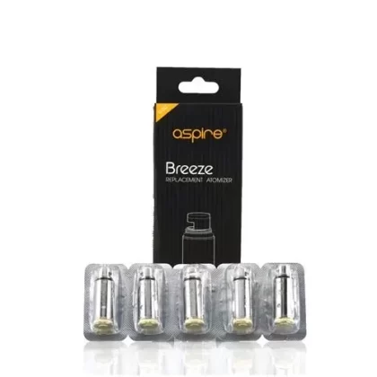Aspire Breeze Replacement Coils - Resistance#0.6 Ohm>1.2 Ohm