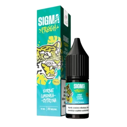 Liquid Sigma Fresh Salts 10ml 20mg Sorbet Limonka Cytryna