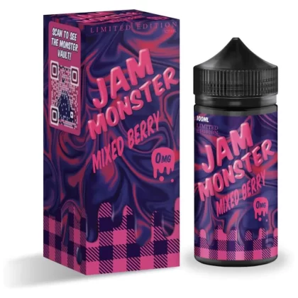 Jam Monster Premium E-Liquid 100ml - Black Cherry / 6mg