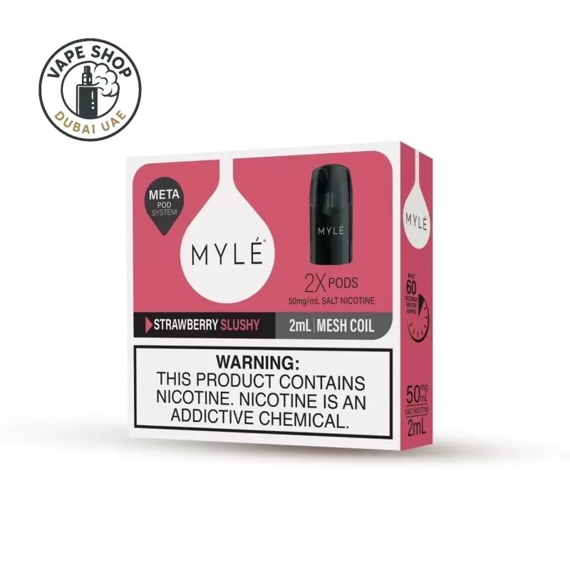 Myle V5 Meta Pods in Dubai UAE - Blueberry Lemon, Empty pod - Image 2
