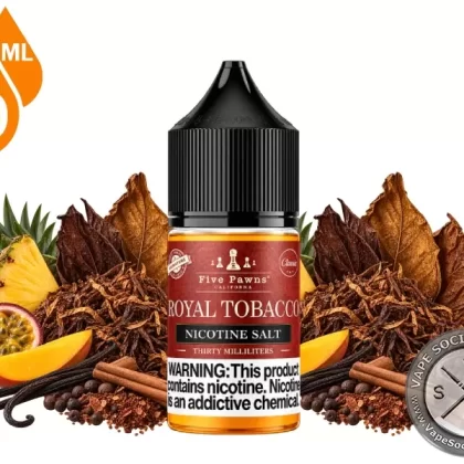 Royal Tobacco Five Pawns Salt 30ml