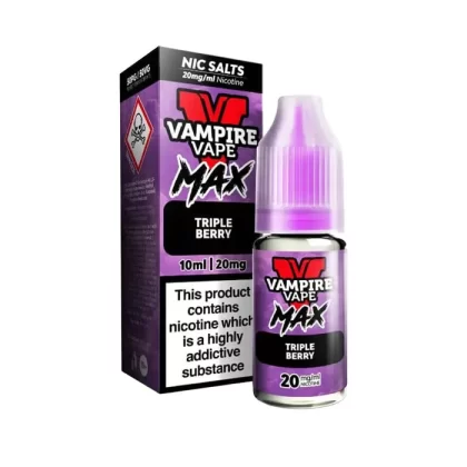 Triple Berry Nic Salt E-Liquid by Vampire Vape Max - 20 mg - High Strength