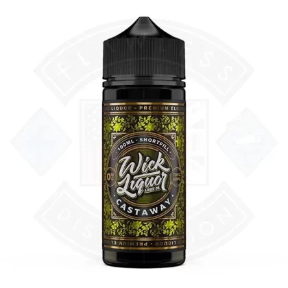 Wick Liquor Castaway 0mg 100ml Shortfill E-liquid - Eliquidsupply