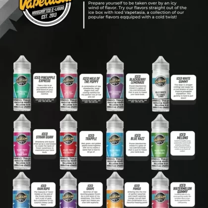 Vapetasia E-Liquid 100ml - Blackberry Lemonade, Blue Razz; Vape Product, Vape Product