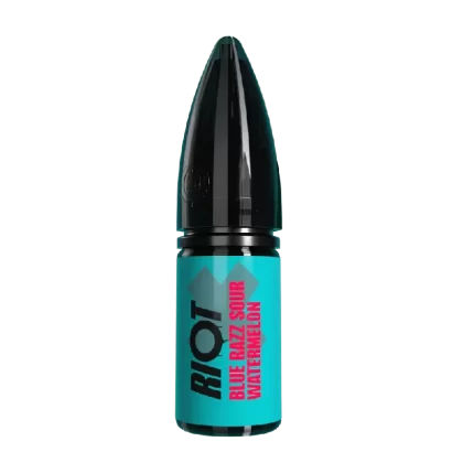 Riot X Nic Salt E-Liquid Blue Razz Sour Watermelon - Nicotine Strength#20mg>10mg>5mg