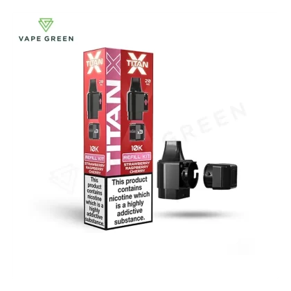 Strawberry Raspberry Cherry Prefilled Pod Refill Kit by Titan X