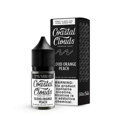 Blood Orange Peach Coastal Clouds Salt 30mL - Nicotine Level#35mg>50mg