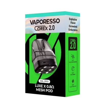 Vaporesso LUXE X Pods 2pk - 0.6ohm Mesh X2 - Skullvaping