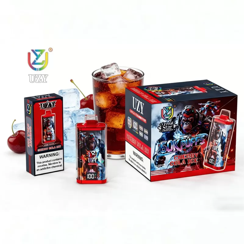 UZY Crystal Star 60000 60K Puffs Smart Display Rechargeable Original Disposable Vape - Vapeq10 - Image 3