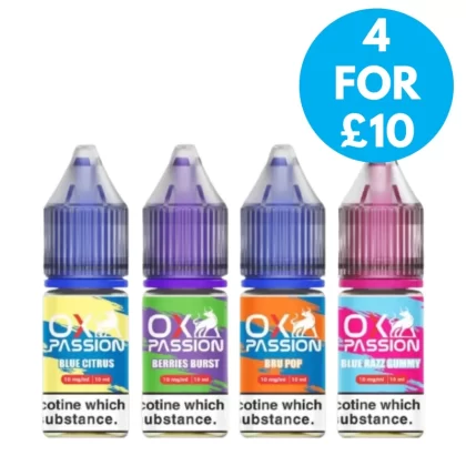 10mg OXVA OX Passion Nic Salts 10ml - Vape Co