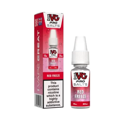 Red Freeze Nic Salt E-Liquid by IVG Pro - 20 mg - High Strength