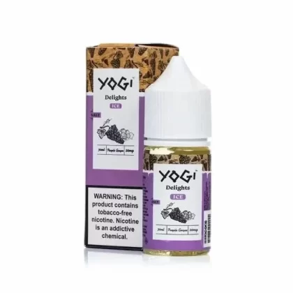 Yogi Delights Salt – Purple Grape Ice 30ml - Nicotine Levels#20 mg>35 mg>50 mg
