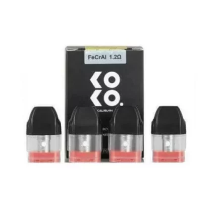 100% Genuine Uwell Caliburn KoKo Replacement Pod – 4 Pcs 1.2Ω Pods - Vape Store